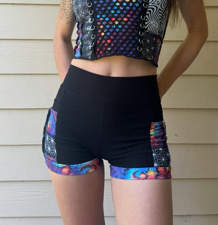 MTO Patchwork Pocket Shorts
