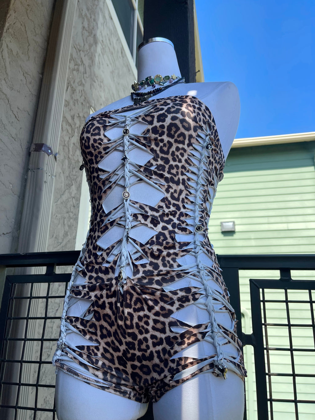 Wild Cheetah Tube Romper