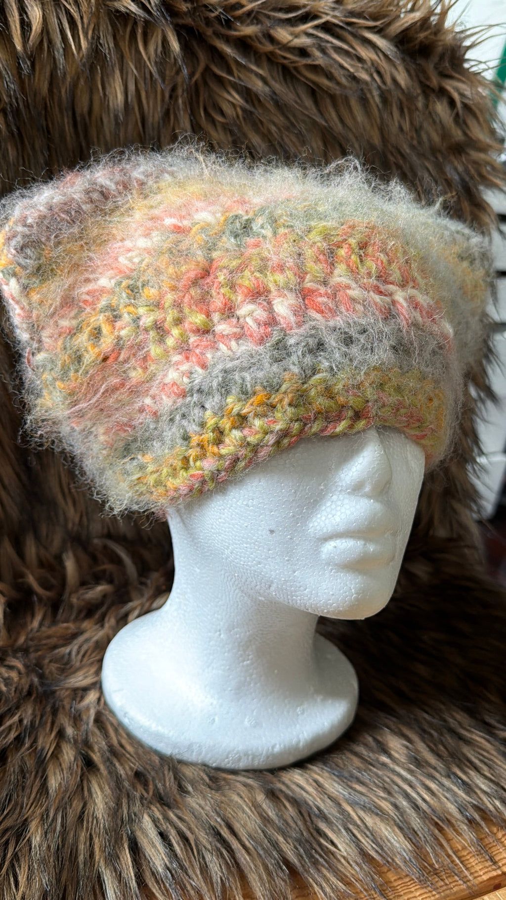 kitty cat crochet hat