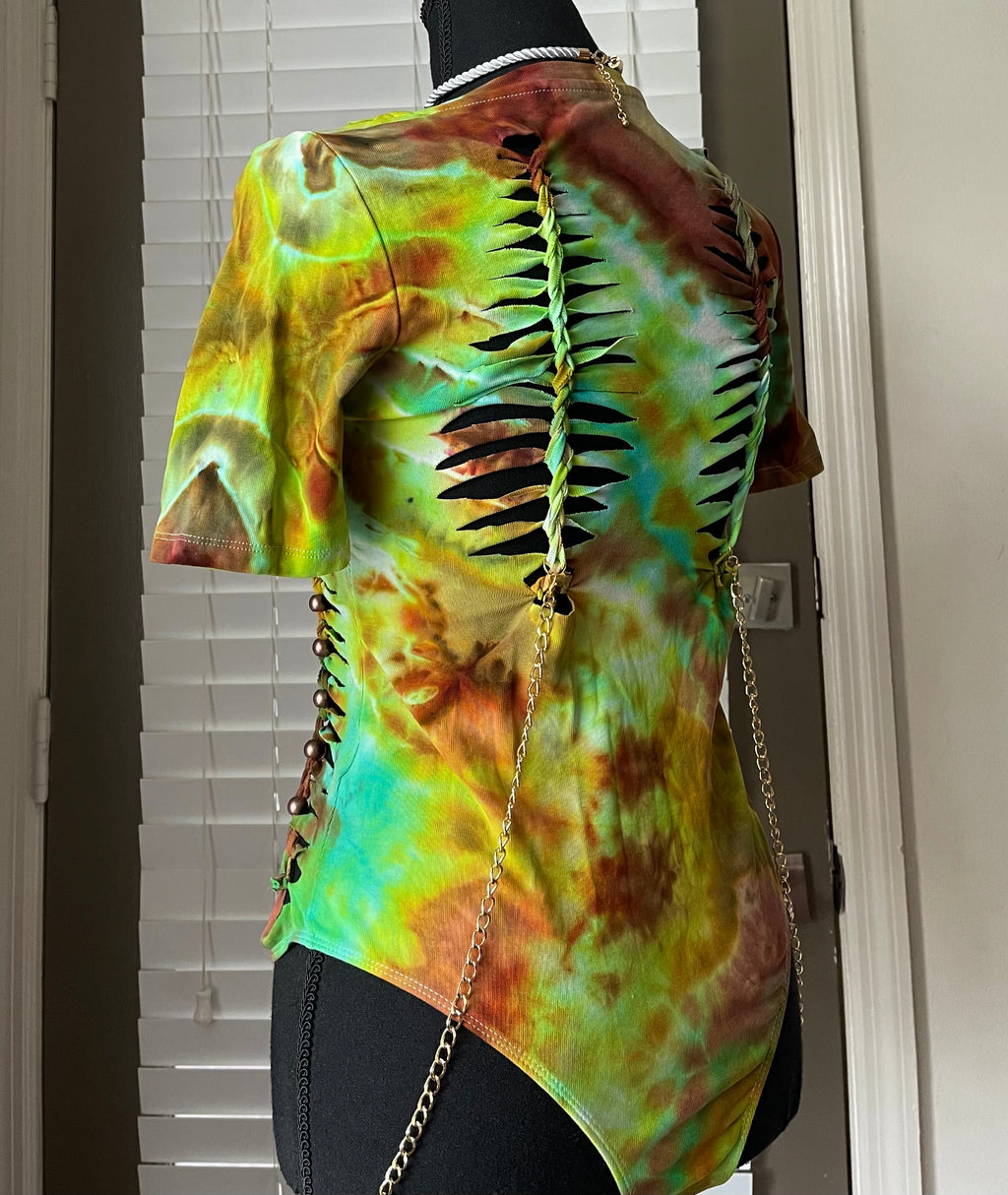 Water Temptress Tie Dye Bodysuit (ᴍᴀᴅᴇ ᴛᴏ ᴏʀᴅᴇʀ)