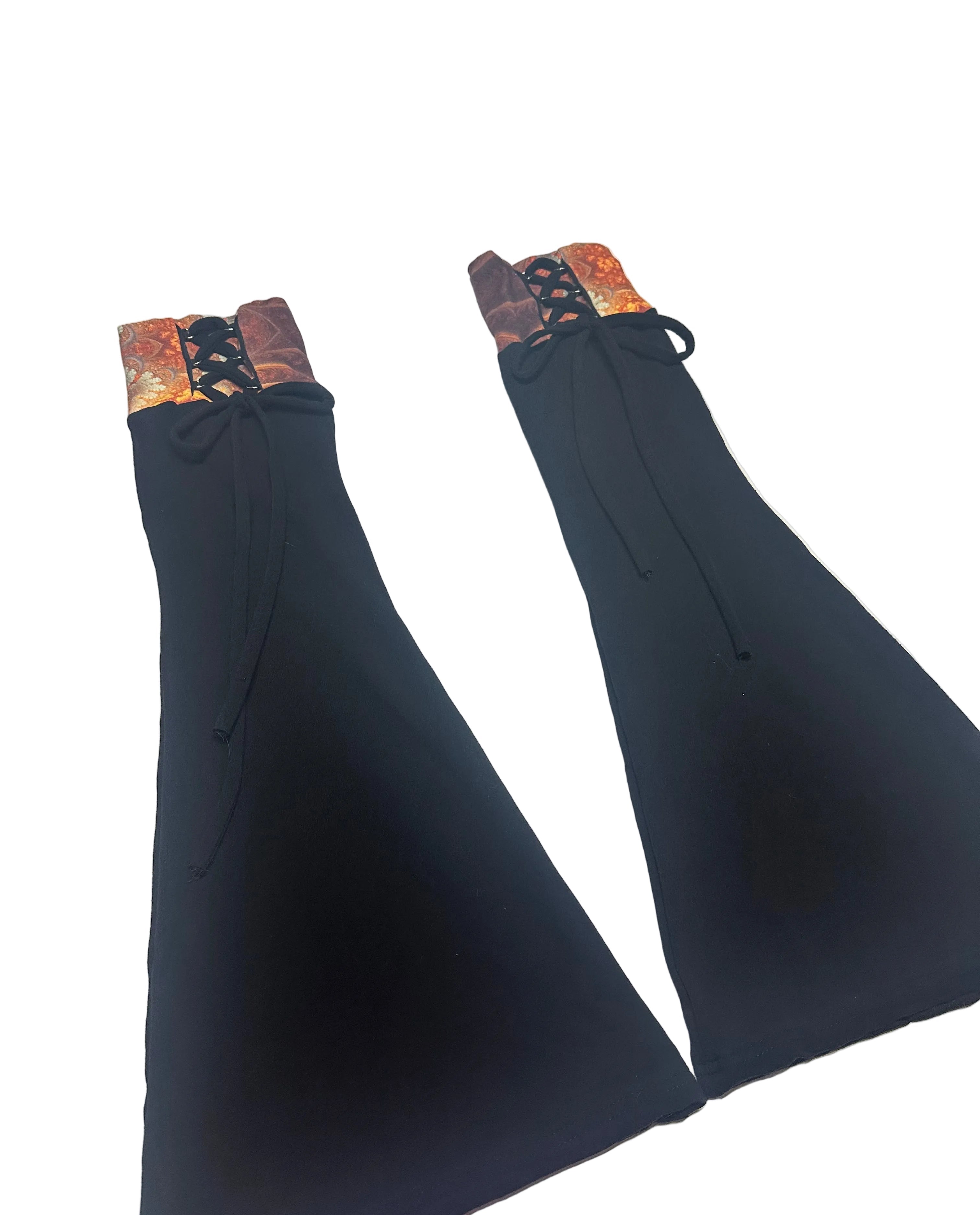 MTO Lace up Flare Leg Warmers