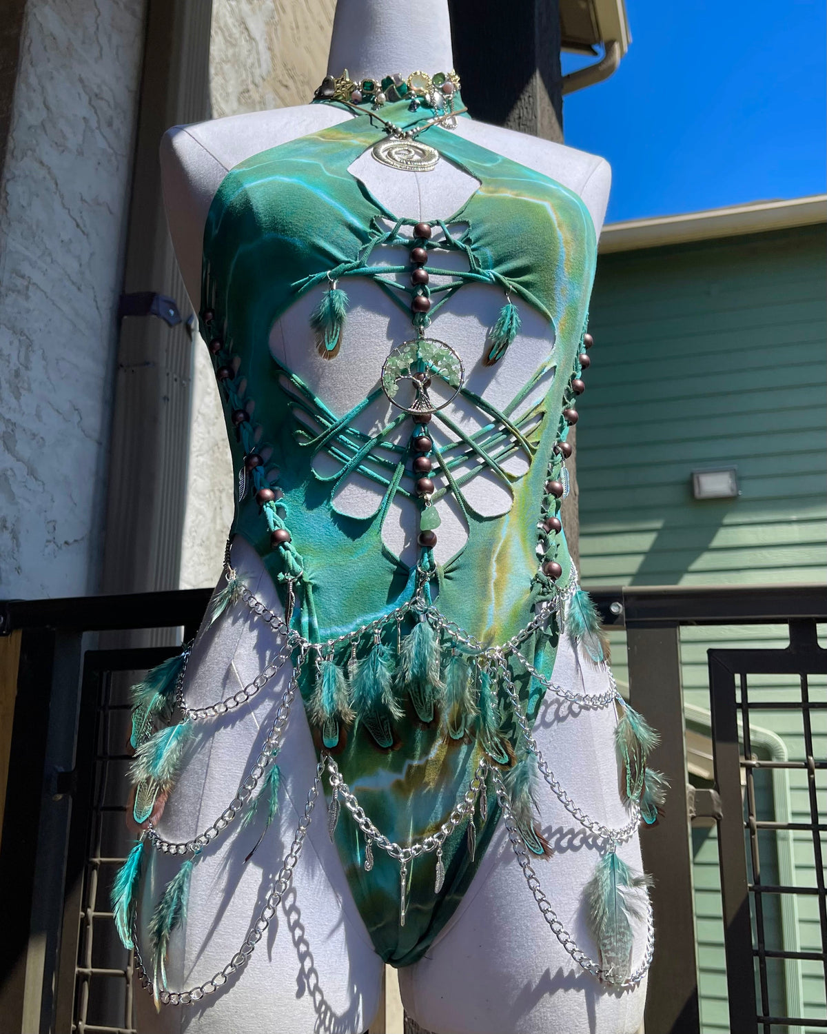 Dreamcatcher Mermaid Bodysuit (ᴍᴀᴅᴇ ᴛᴏ ᴏʀᴅᴇʀ)