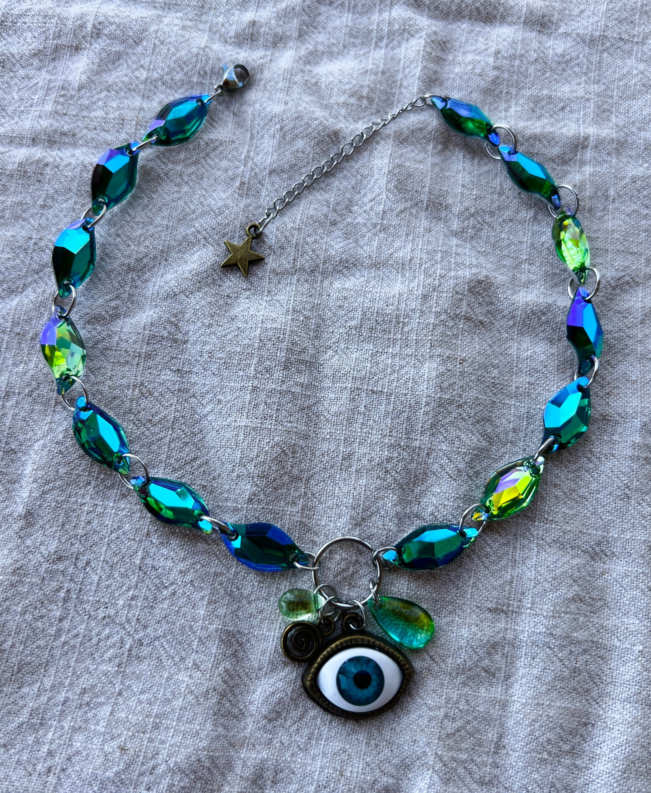 Return to Sender - Resin Crystal Trinket Choker