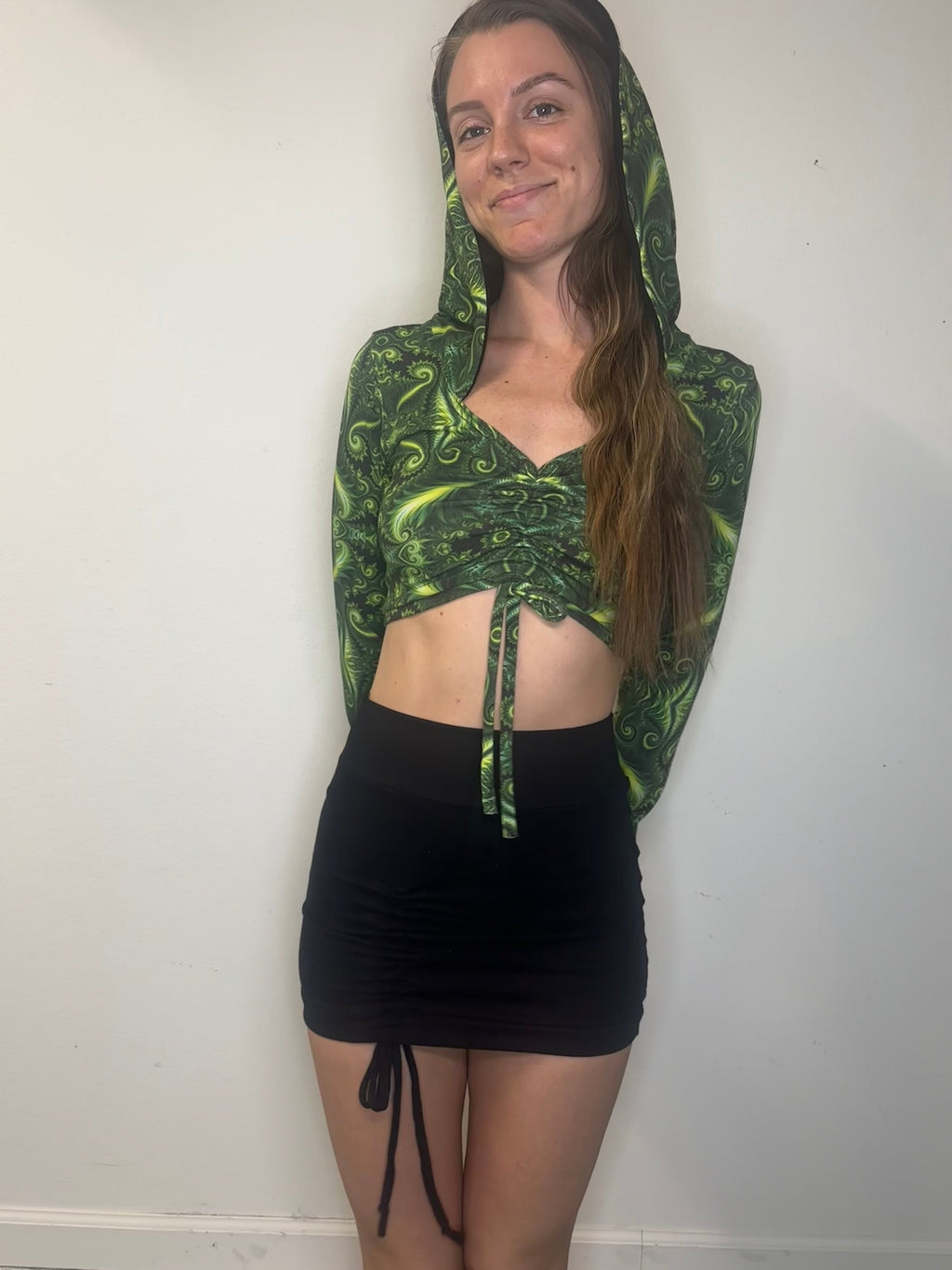 Swampsta (LG) Cinched Long Sleeve Top