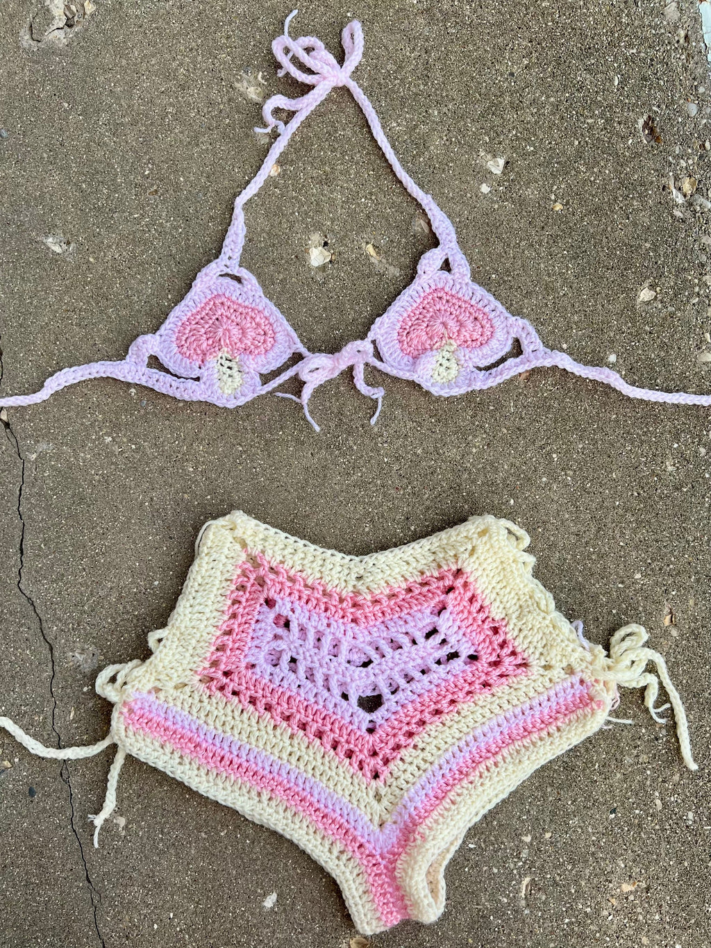 XS-M 2P Cotton Candy Mushroom Set