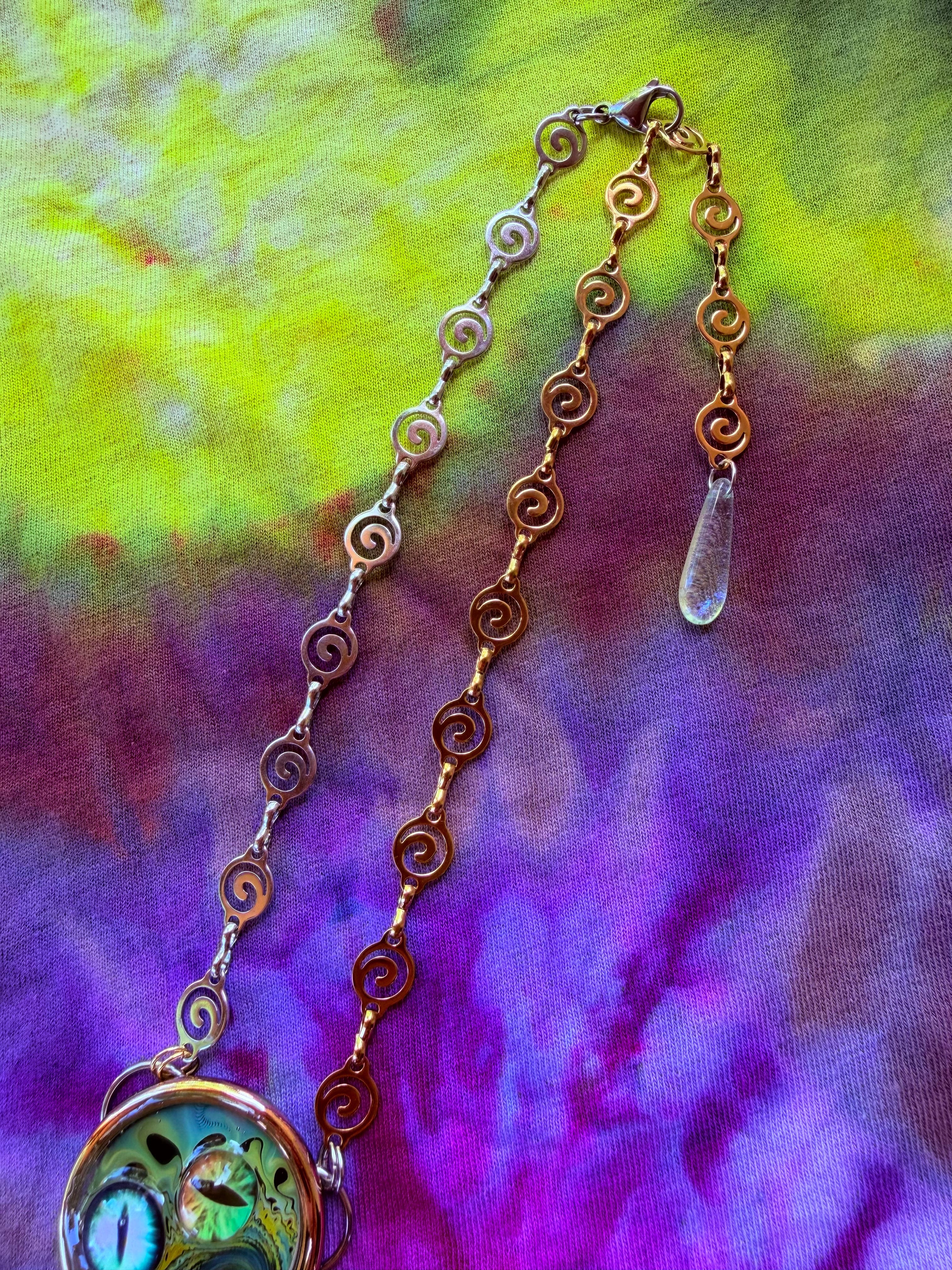 Keeper of the Trees - Fairy Eye Portal Necklace