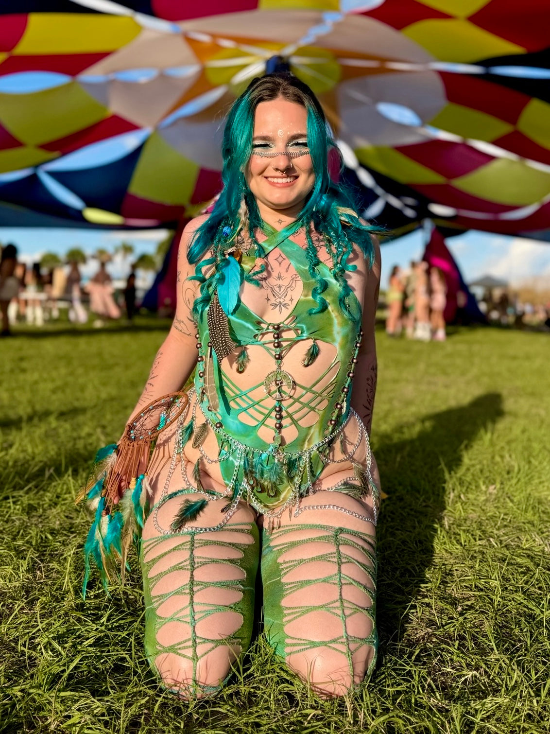 Dreamcatcher Mermaid Bodysuit (ᴍᴀᴅᴇ ᴛᴏ ᴏʀᴅᴇʀ)