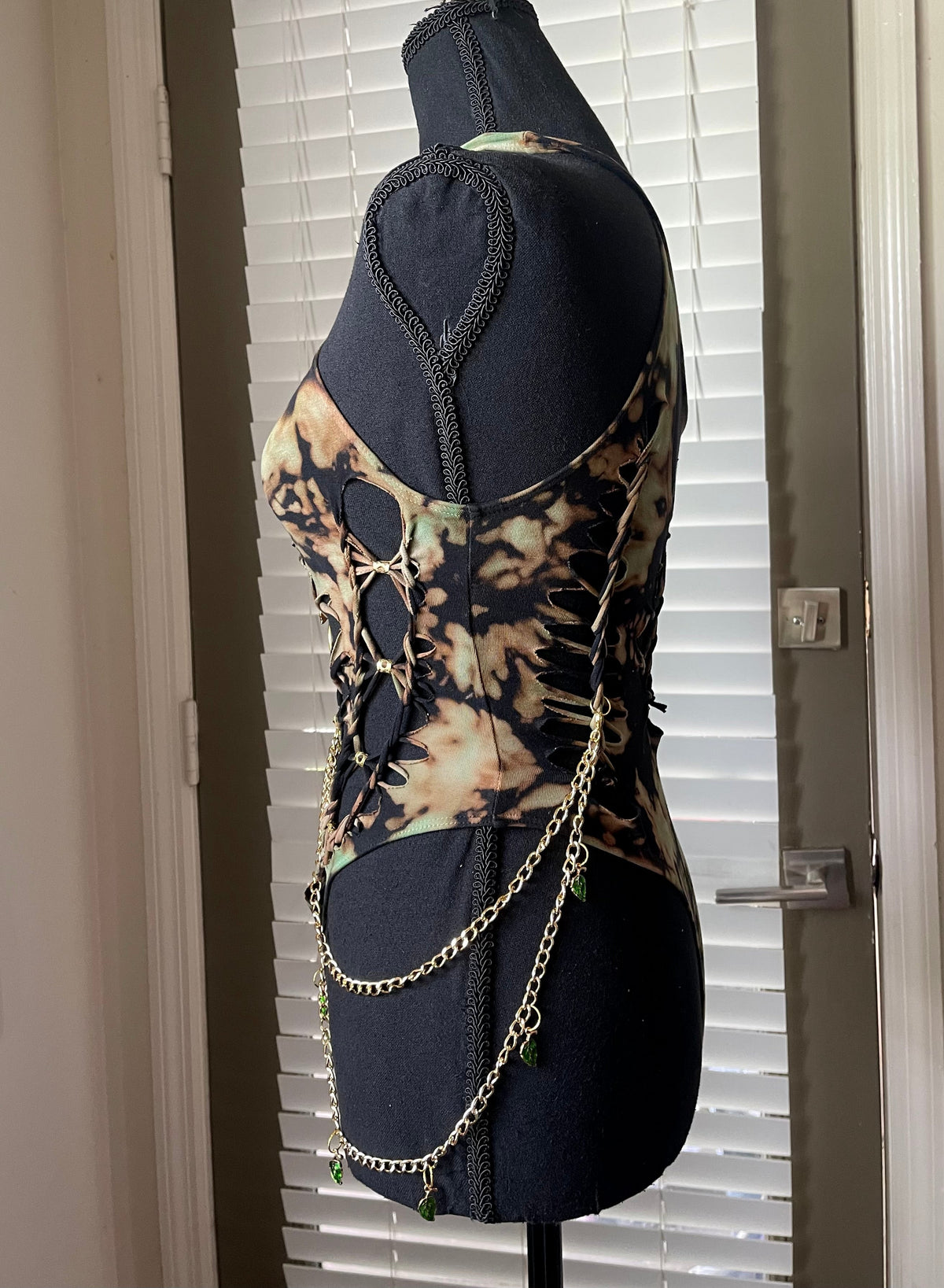 Orphic Reverse Tie Dye Bodysuit (ᴍᴀᴅᴇ ᴛᴏ ᴏʀᴅᴇʀ)