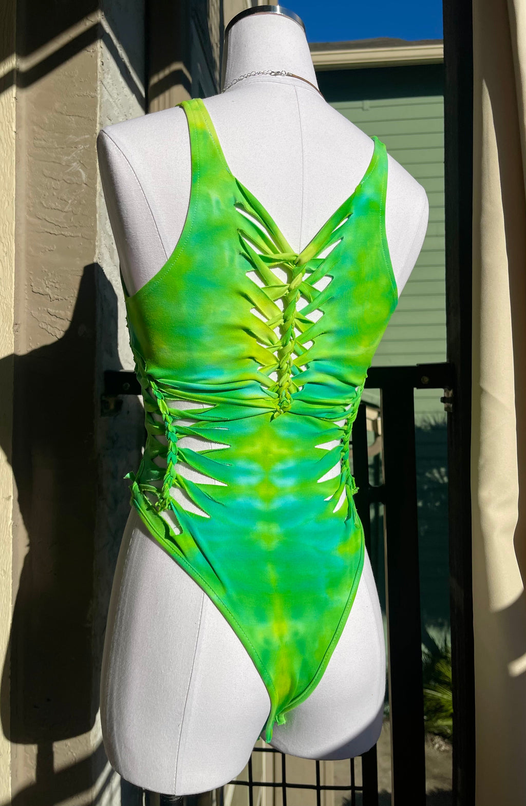 Nereids Glow Tie Dye Bodysuit (ᴍᴀᴅᴇ ᴛᴏ ᴏʀᴅᴇʀ)