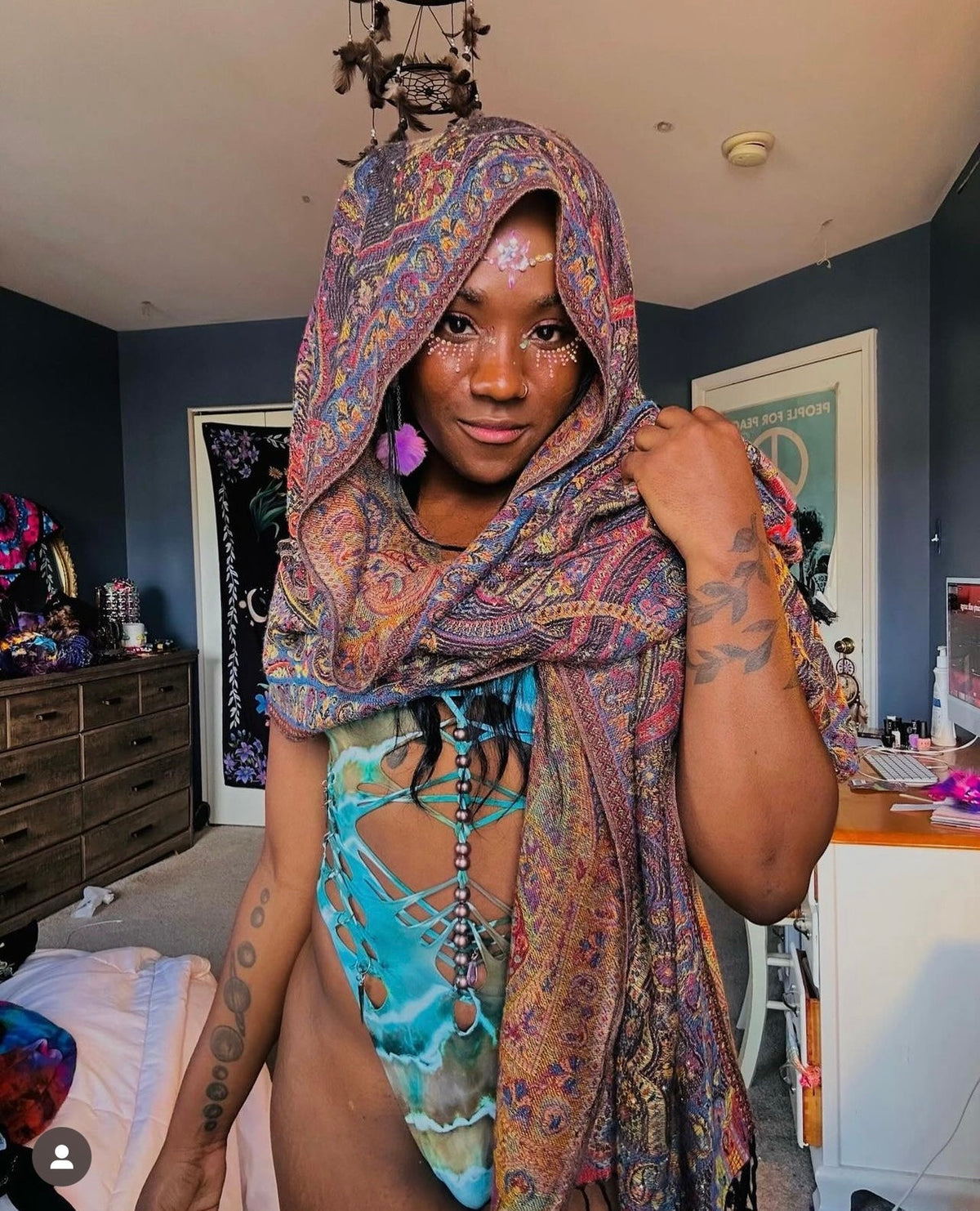 Oceana Tie Dye Bodysuit (ᴍᴀᴅᴇ ᴛᴏ ᴏʀᴅᴇʀ)