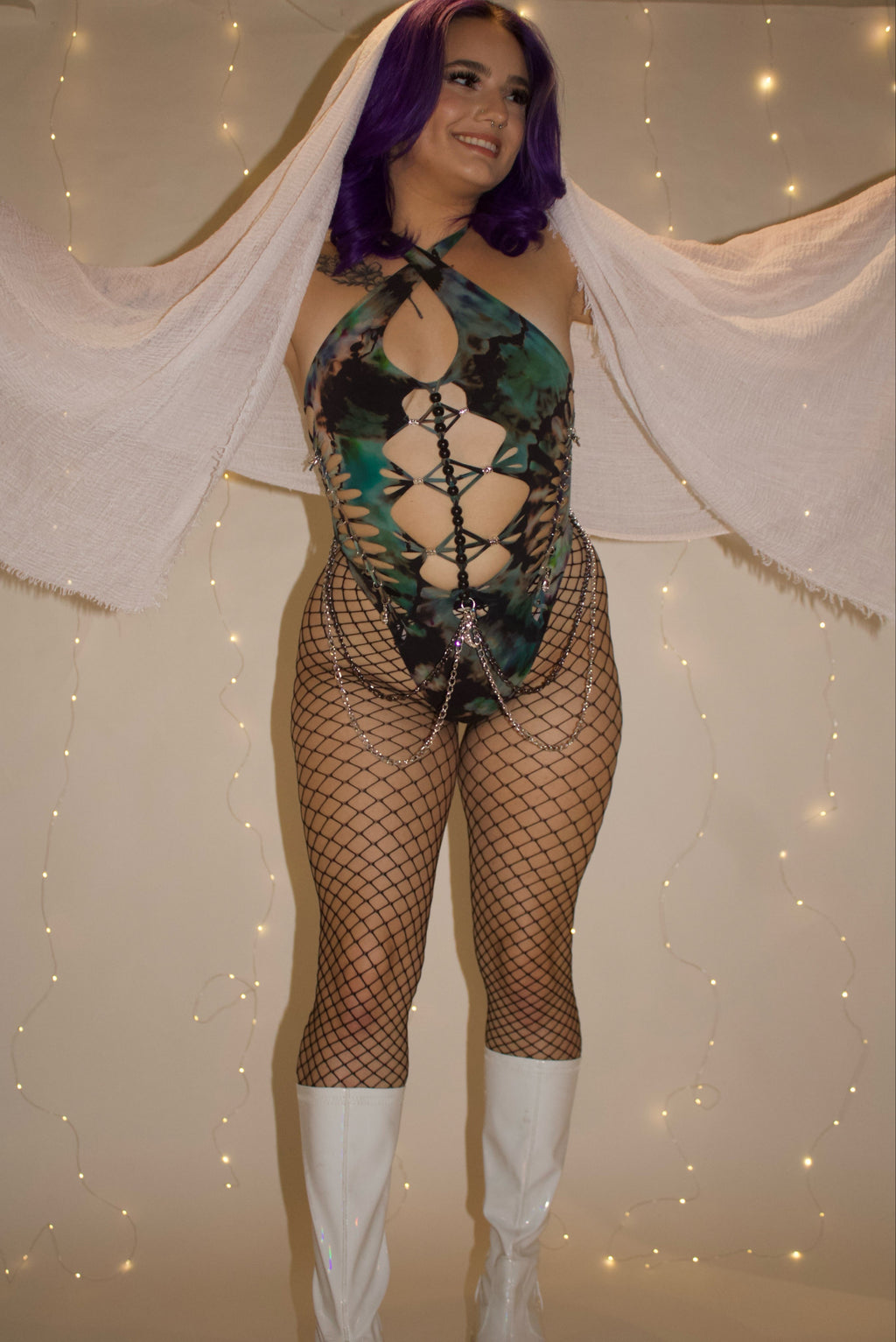 Cursed Moon Water Tie Dye Bodysuit (ᴍᴀᴅᴇ ᴛᴏ ᴏʀᴅᴇʀ)