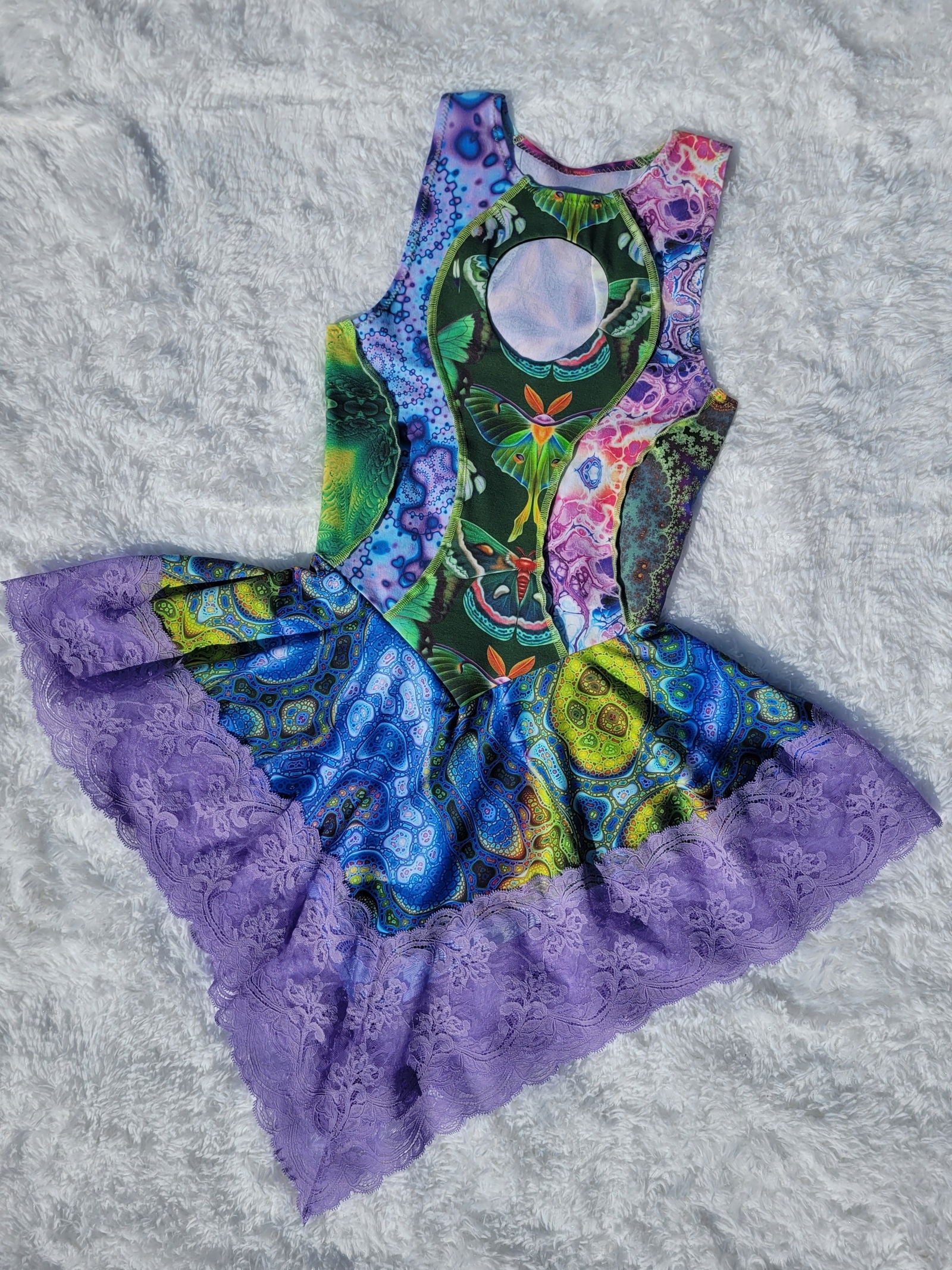 Keyhole pixie dress