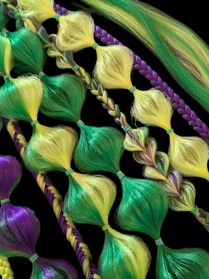 Witchcraft (GLOW) - Ponytail Festival Rave Braids