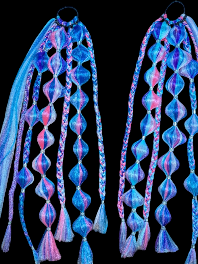 Unicorn (GLOW) - Ponytail Festival Rave Braids
