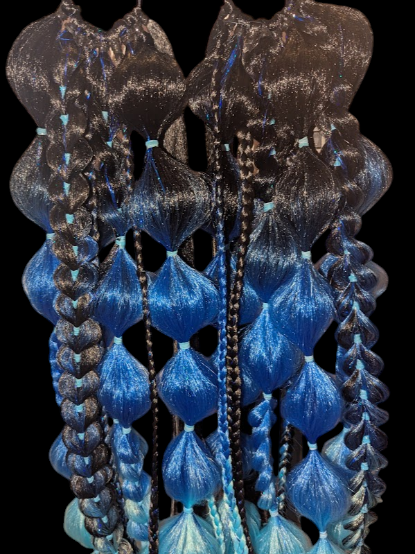 Frost - Ponytail Festival Rave Braids