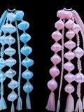 Electric Cotton Candy (GLOW) - Ponytail Festival Rave Braids