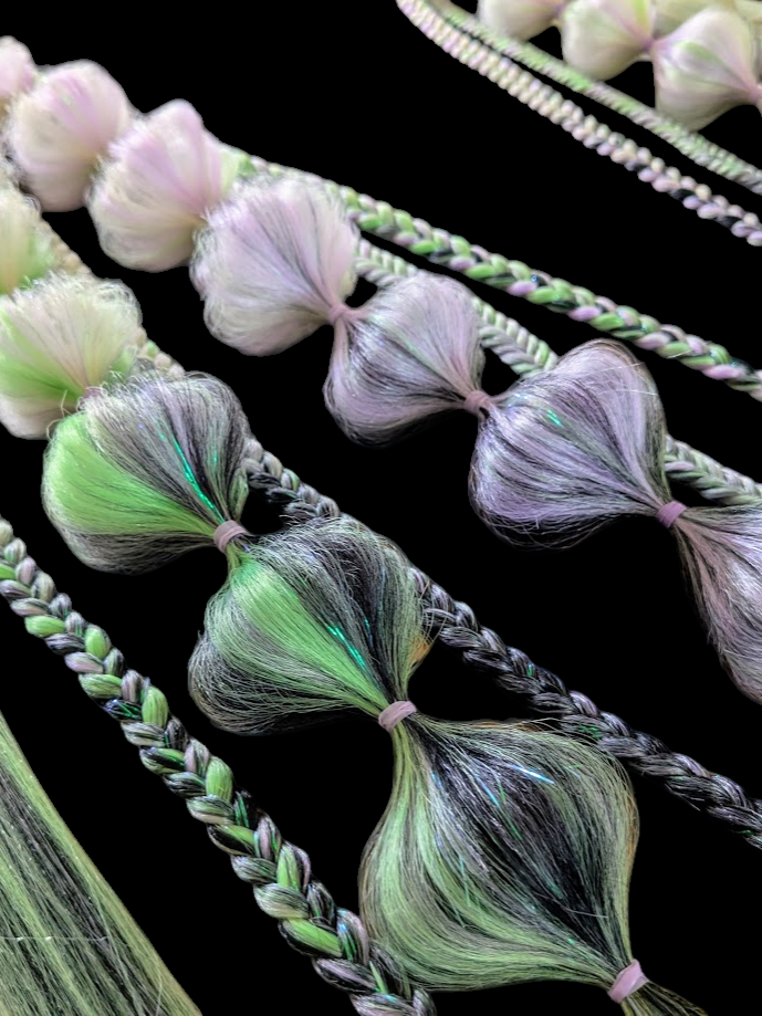 Faerie - Ponytail Festival Rave Braids