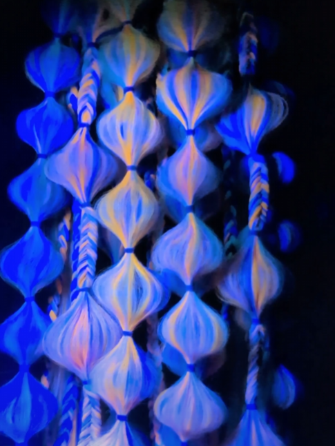 Monarch Butterfly (GLOW) - Ponytail Festival Rave Braids