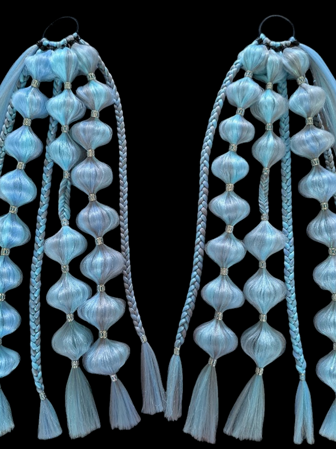 Crystalize (GLOW) - Ponytail Festival Rave Braids