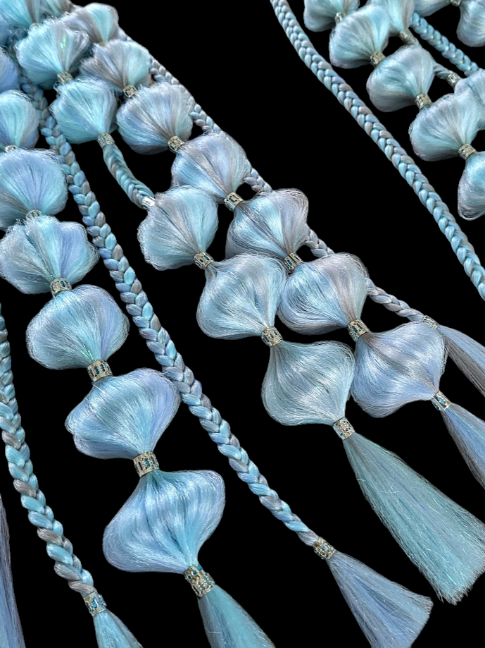 Crystalize (GLOW) - Ponytail Festival Rave Braids