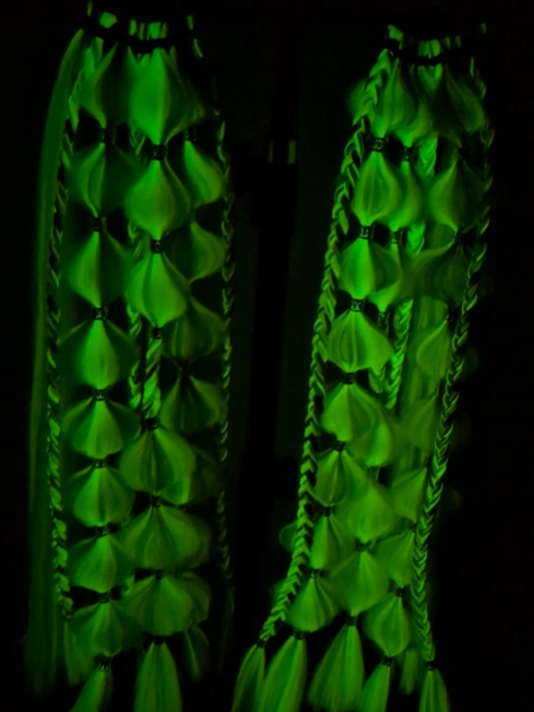 Crystalize (GLOW) - Ponytail Festival Rave Braids