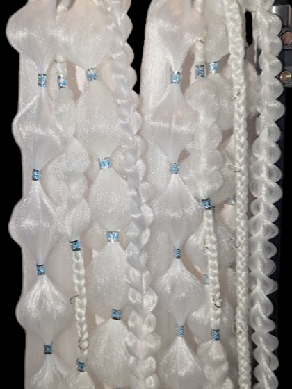 Ghost (GLOW) - Ponytail Festival Rave Braids
