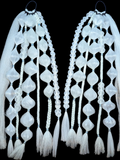 Ghost (GLOW) - Ponytail Festival Rave Braids