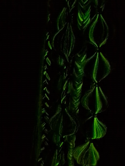 Acid Splash (GLOW) - Ponytail Festival Rave Braids