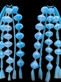 Electric Freeze (GLOW) - Ponytail Festival Rave Braids
