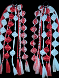 Candy Cane (GLOW) - Ponytail Festival Rave Braids