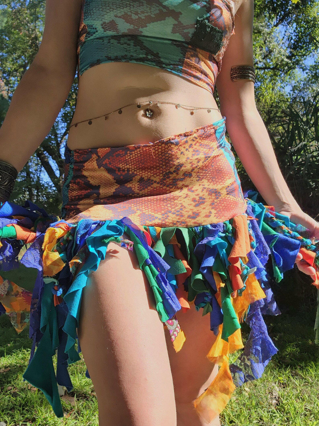 Lost Lands Dino Ruffle Fairy Skirt