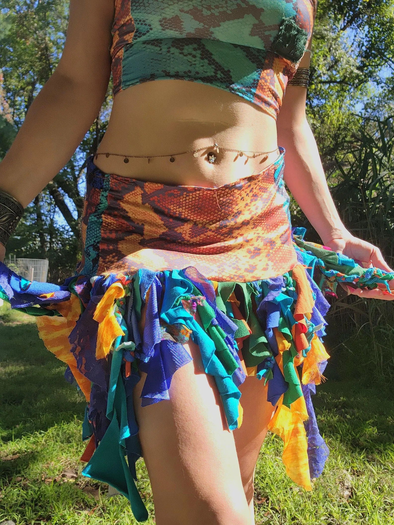 Lost Lands Dino Ruffle Fairy Skirt