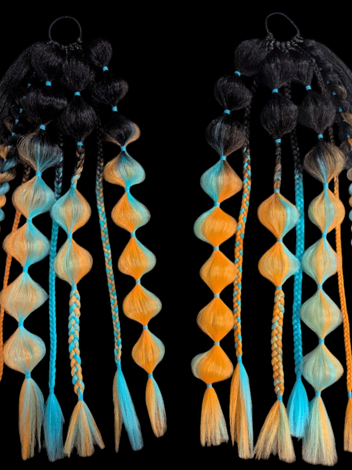 Goldfish - Ponytail Festival Rave Braids