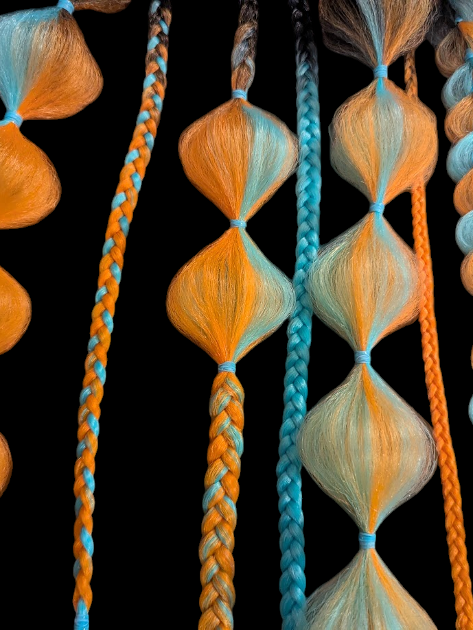Goldfish - Ponytail Festival Rave Braids