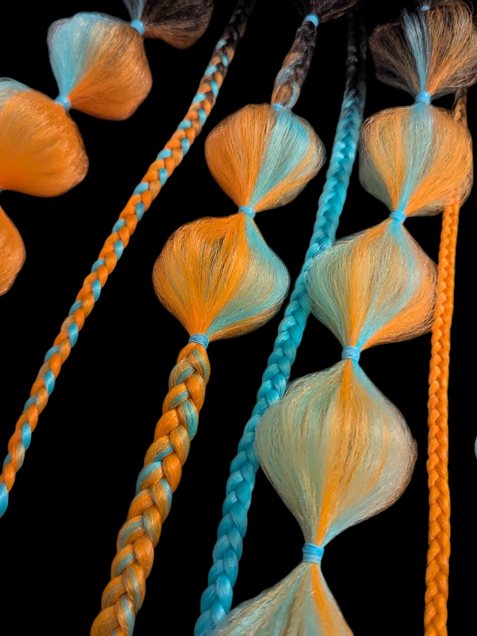 Goldfish - Ponytail Festival Rave Braids