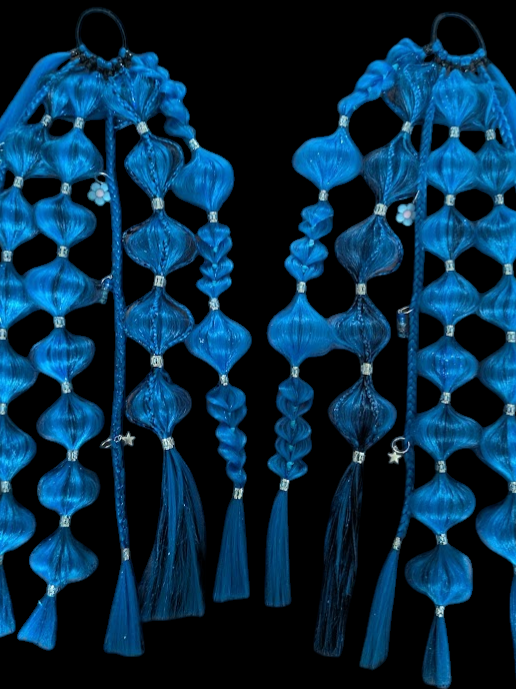Blueberry - Ponytail Festival Rave Braids