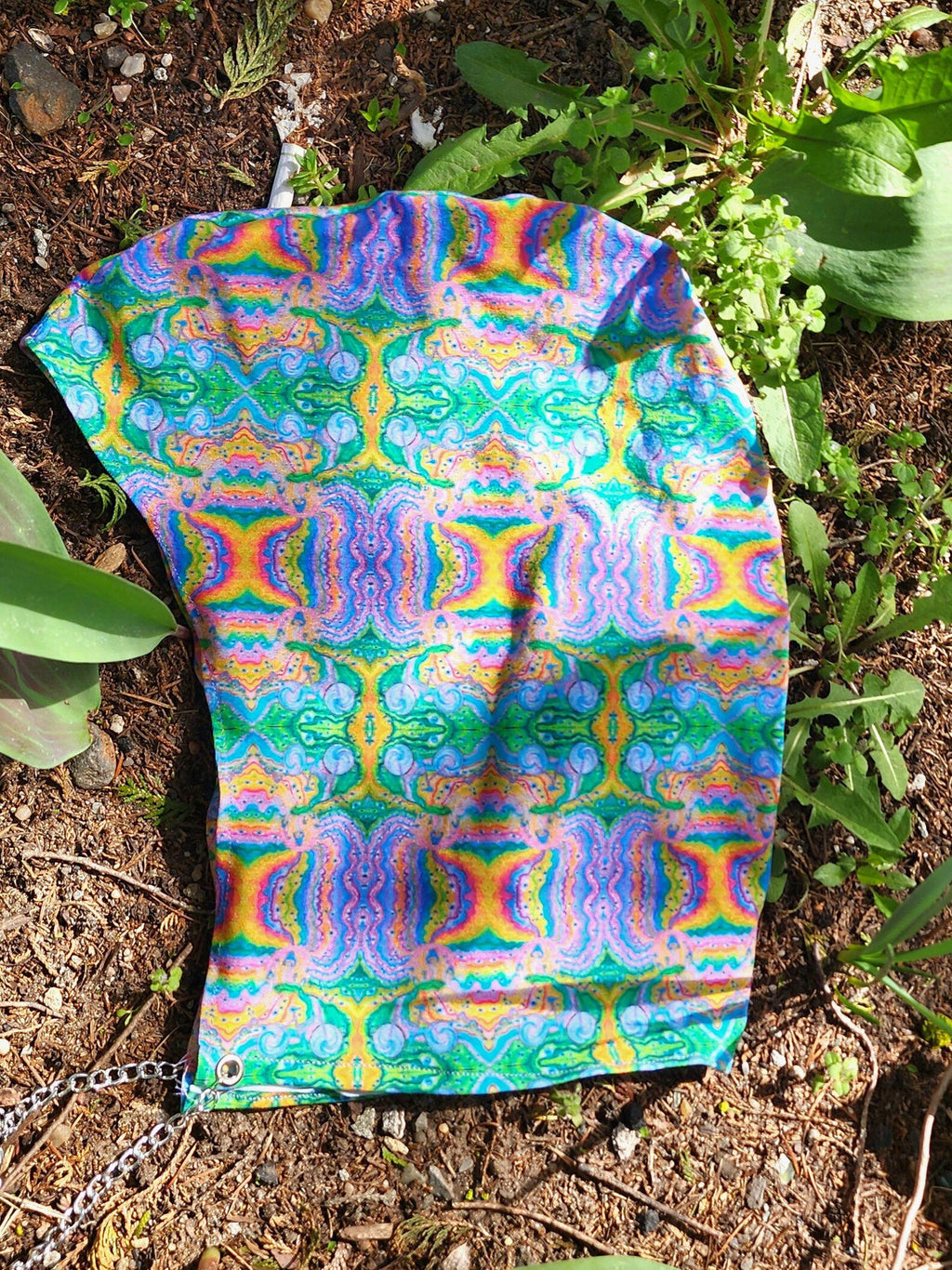 Rainbow Trip Chained Hood