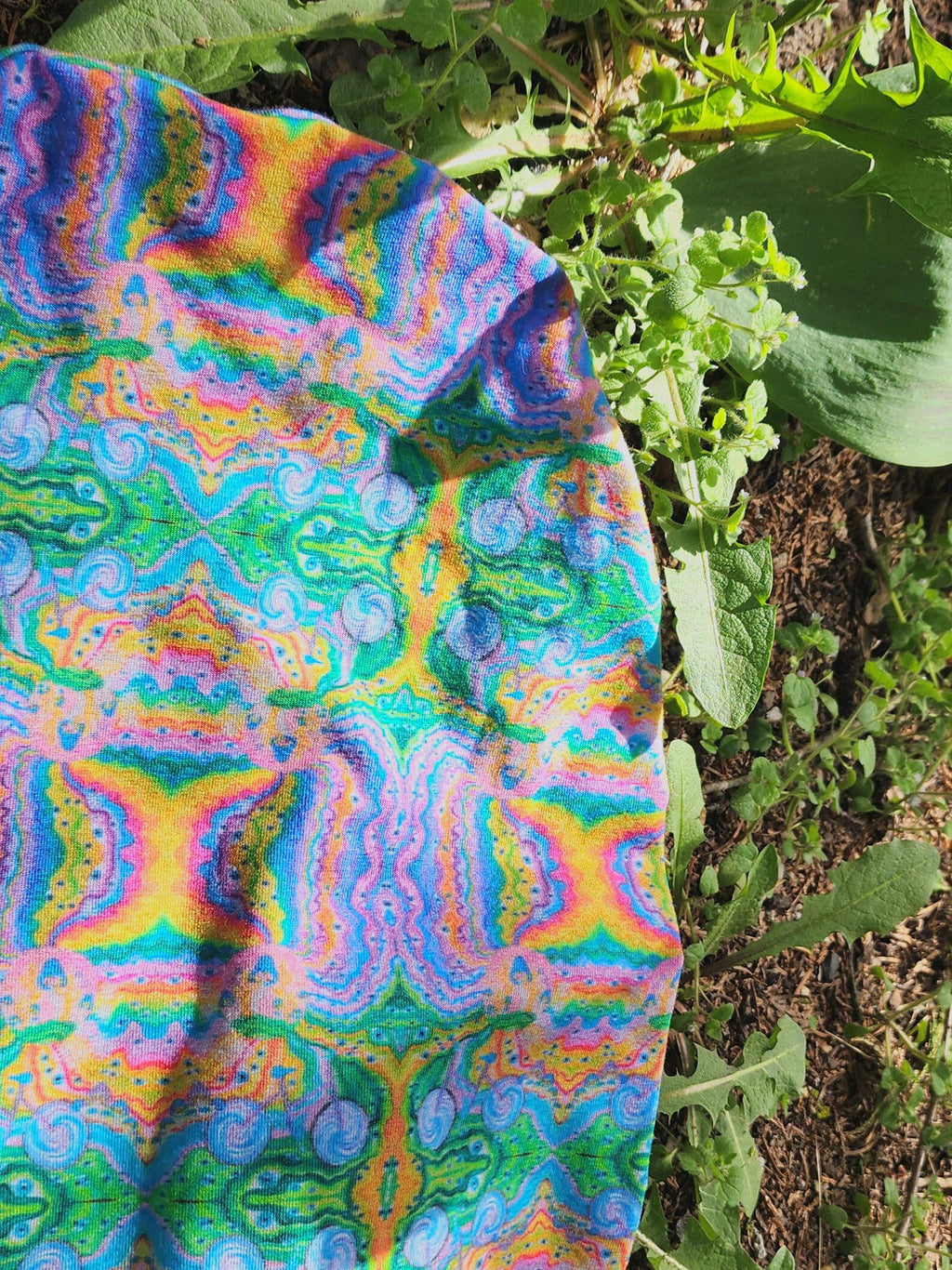 Rainbow Trip Chained Hood