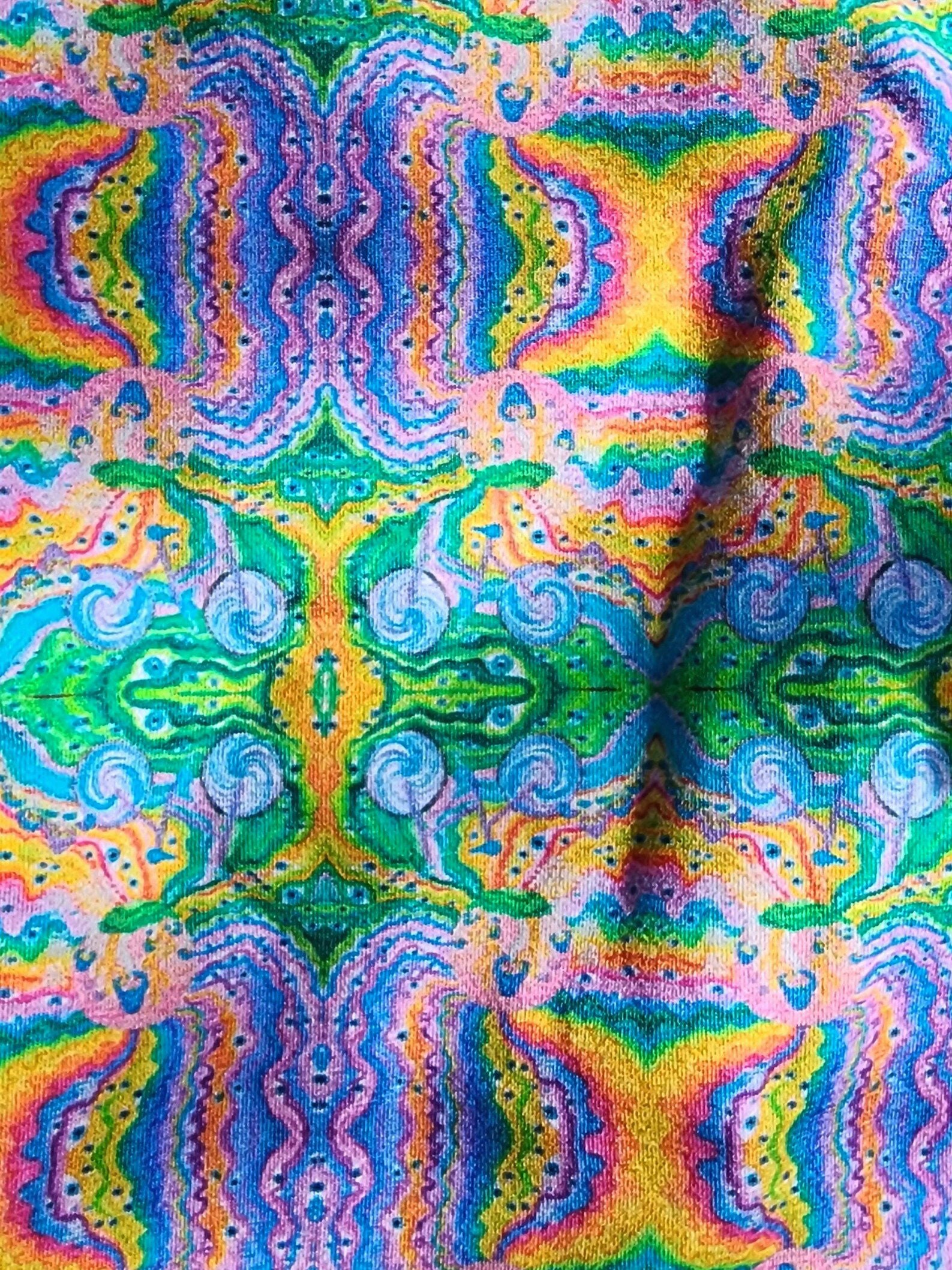 Rainbow Trip Chained Hood