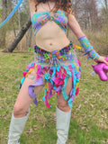 Rainbow Trip Ruffle Fairy Skirt
