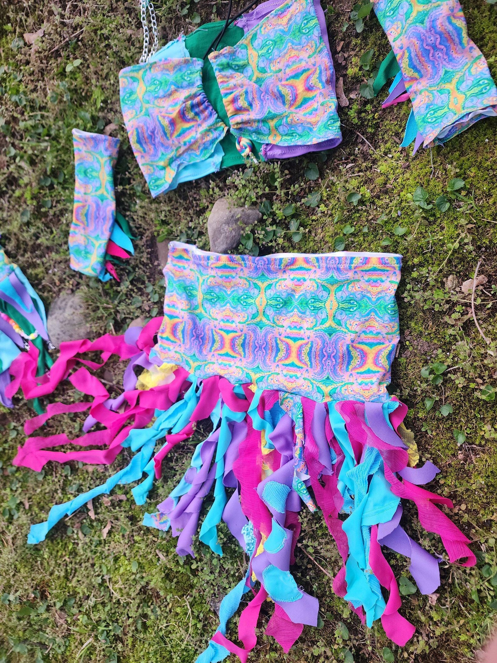 Rainbow Trip Ruffle Fairy Skirt