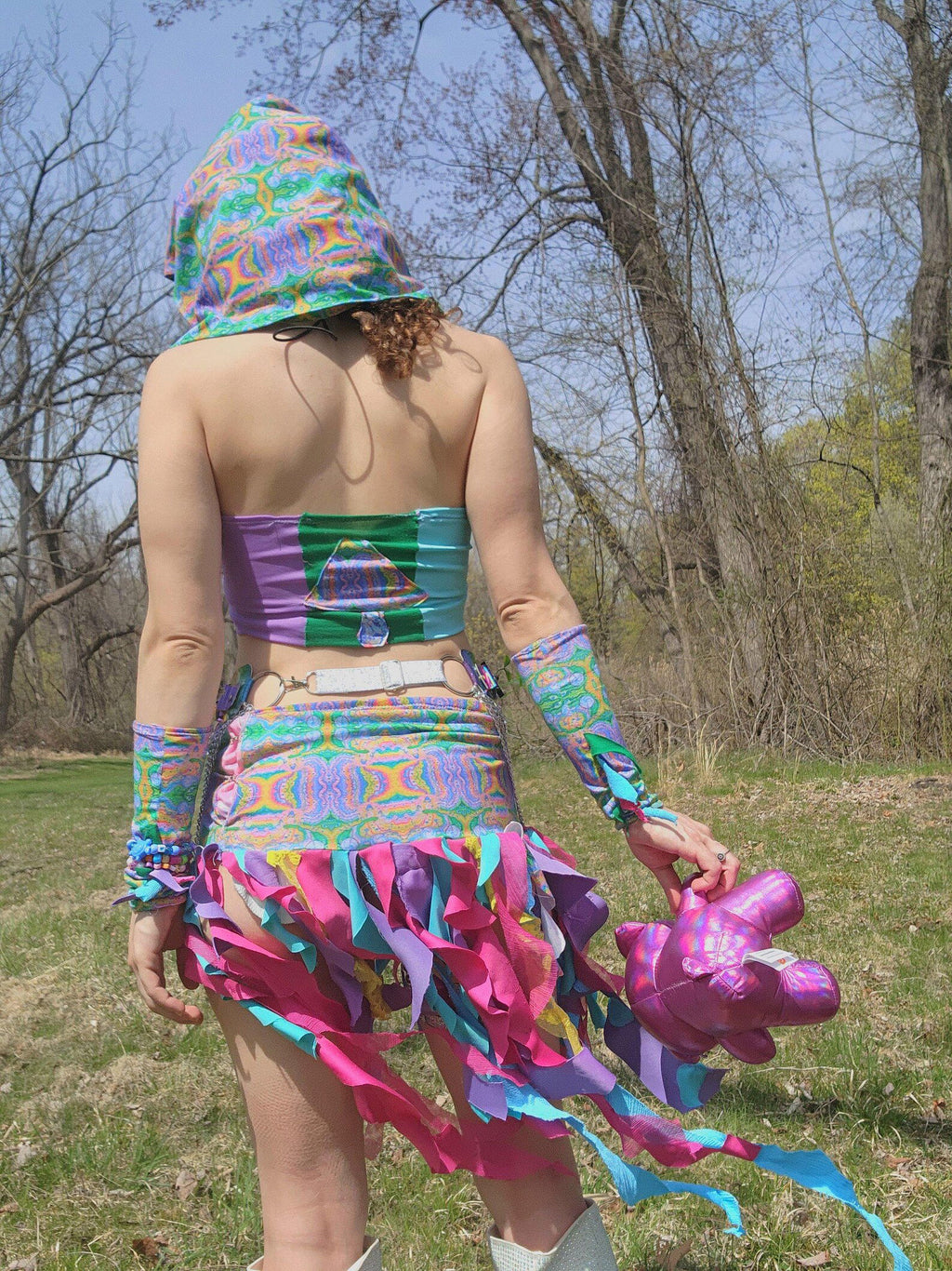 Rainbow Trip Ruffle Fairy Skirt