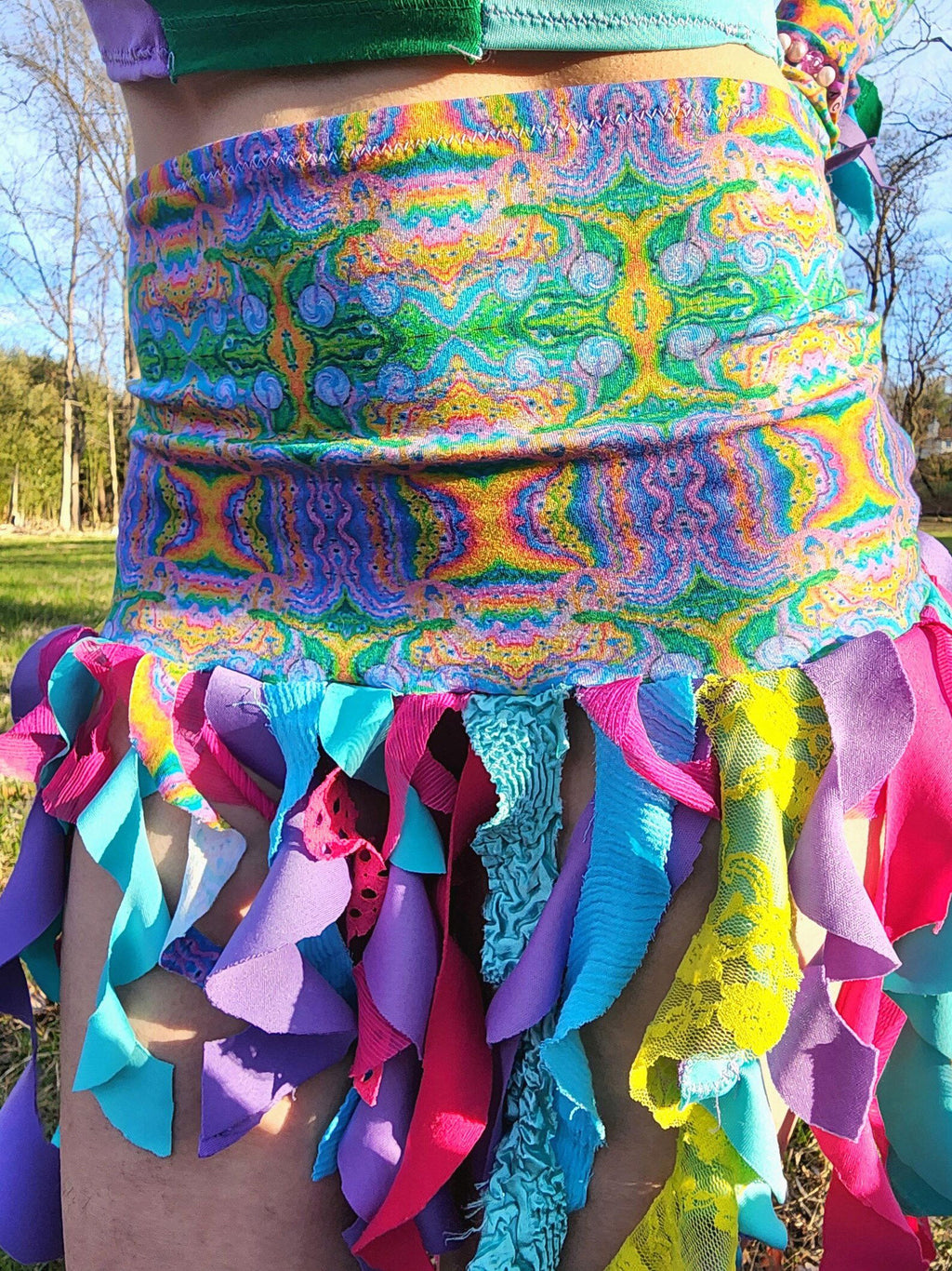 Rainbow Trip Ruffle Fairy Skirt