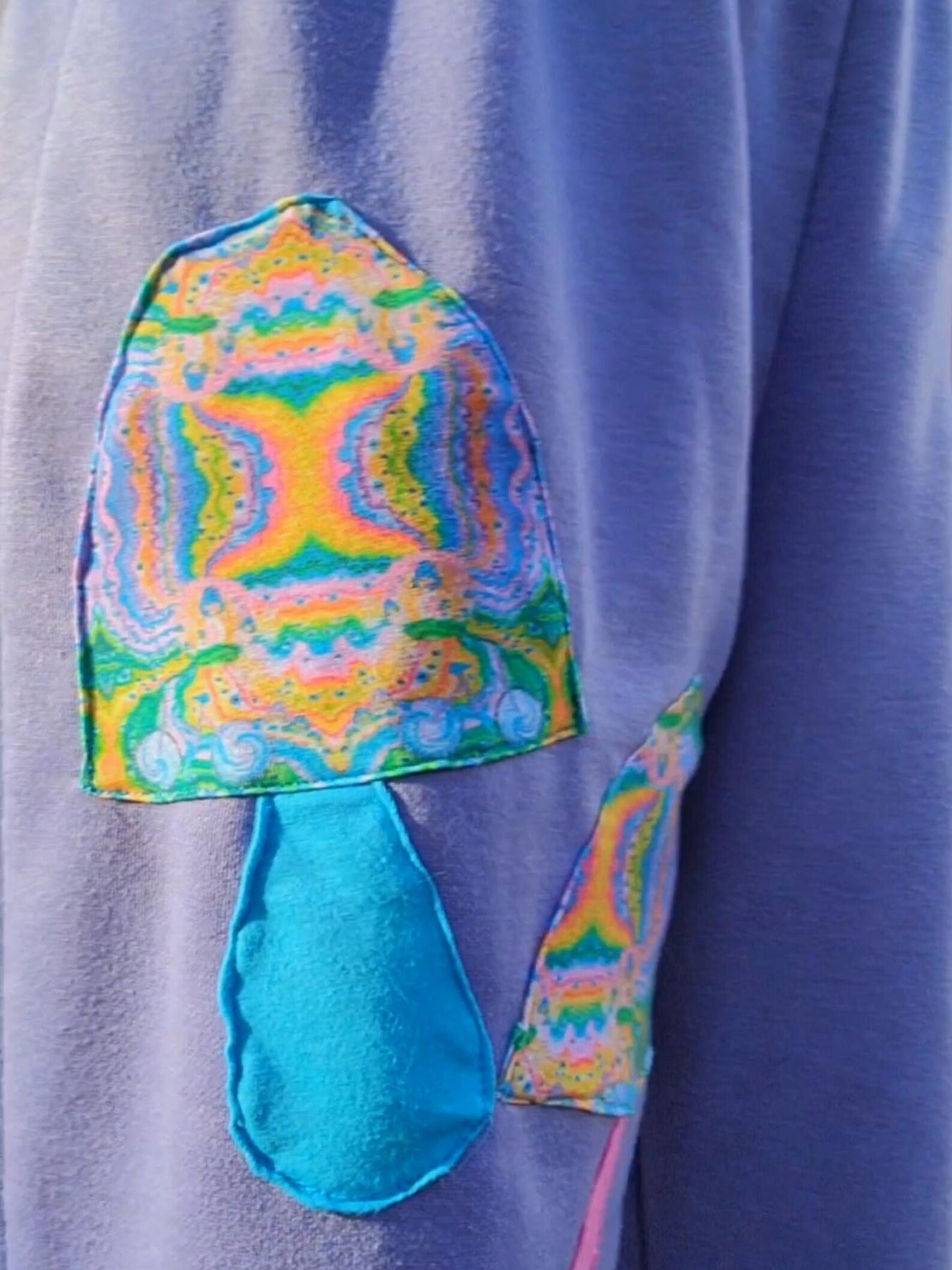 Shroom Pants with Original Artwork