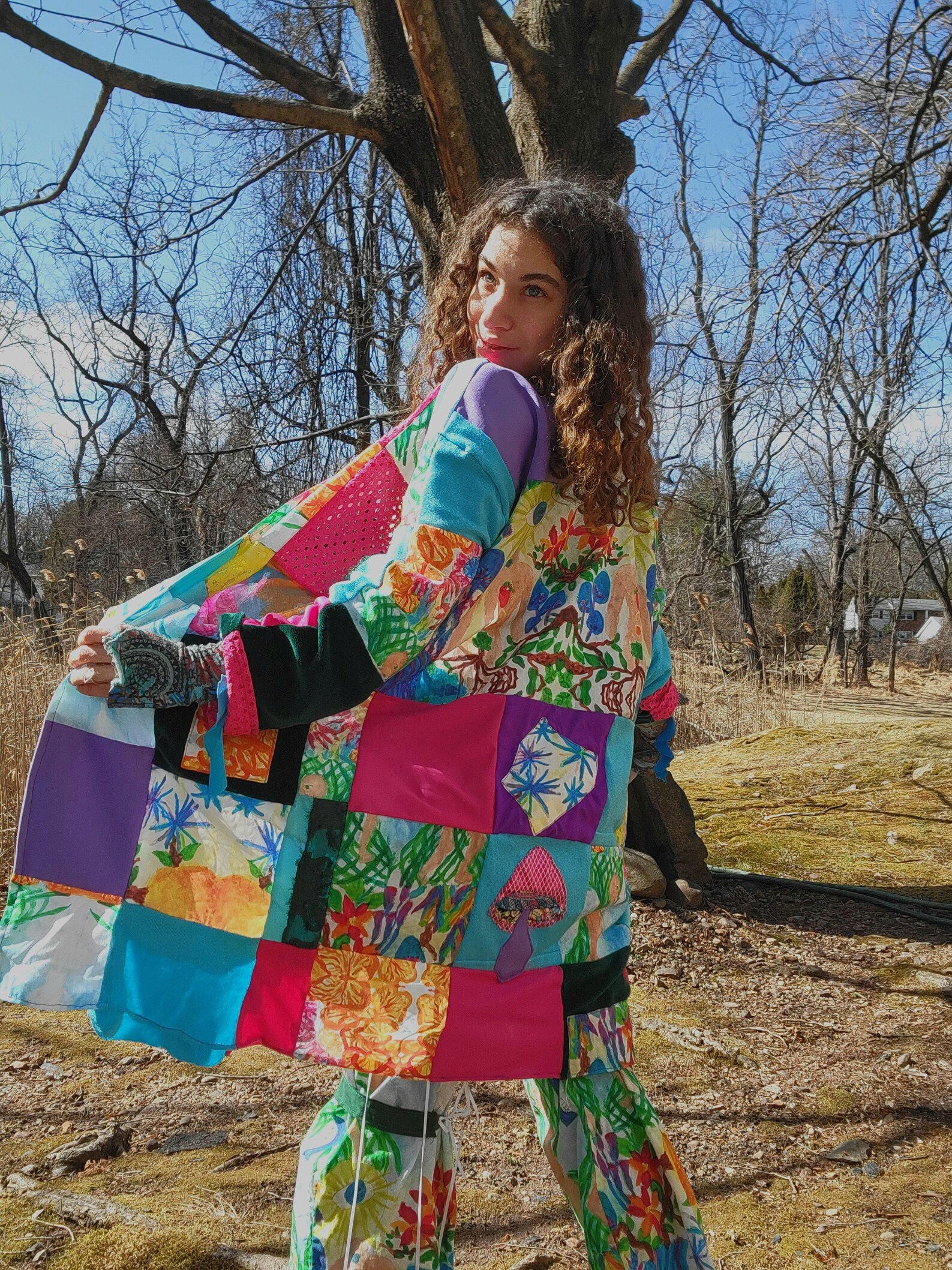 Mother Earth Patchwork Duster