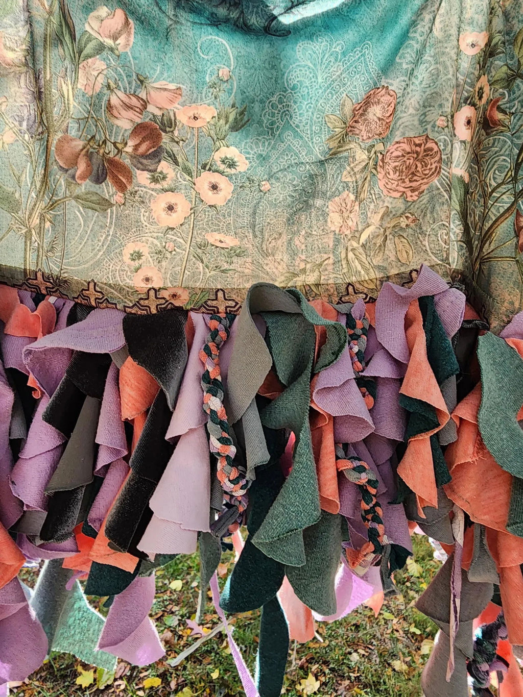 Secret Garden Bunny Hood & Ruffle Fairy Skirt Set