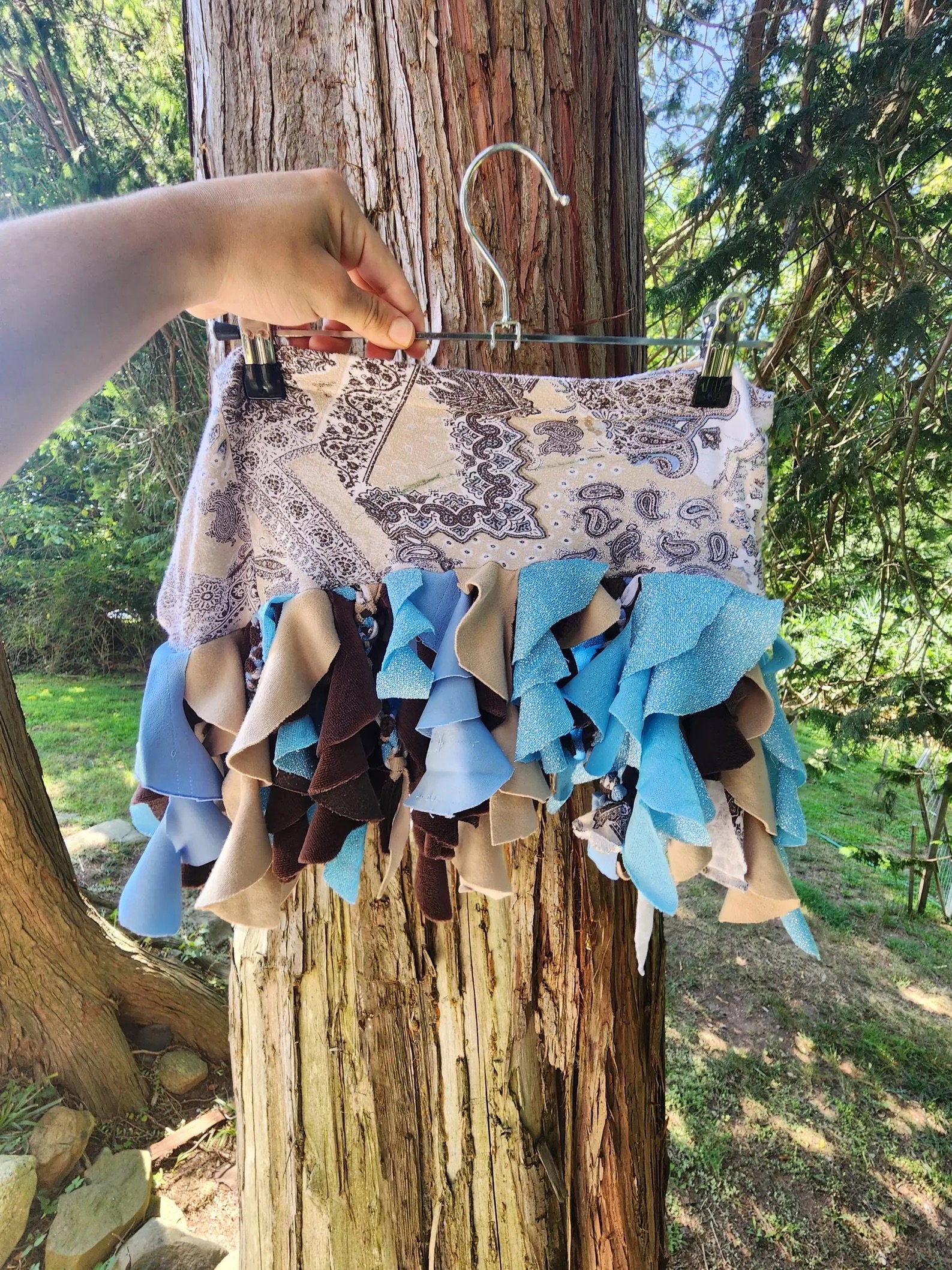 Mystic Mocha Ruffle Fairy Skirt & Kitty Hood Set