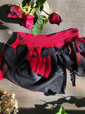 Bleeding Heart Mini Skirt