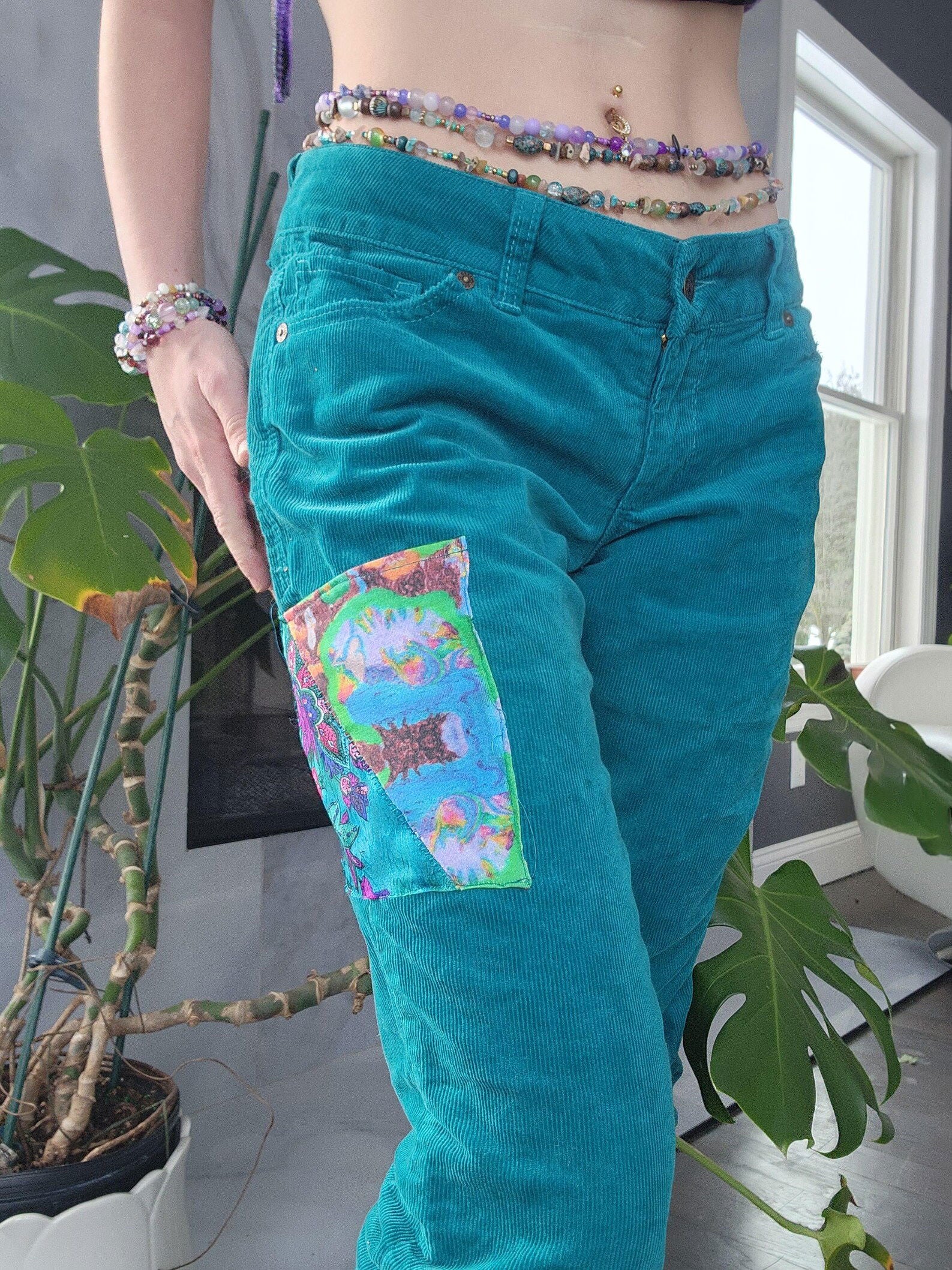 Worlds of the Trees Butterfly Corduroy Pants