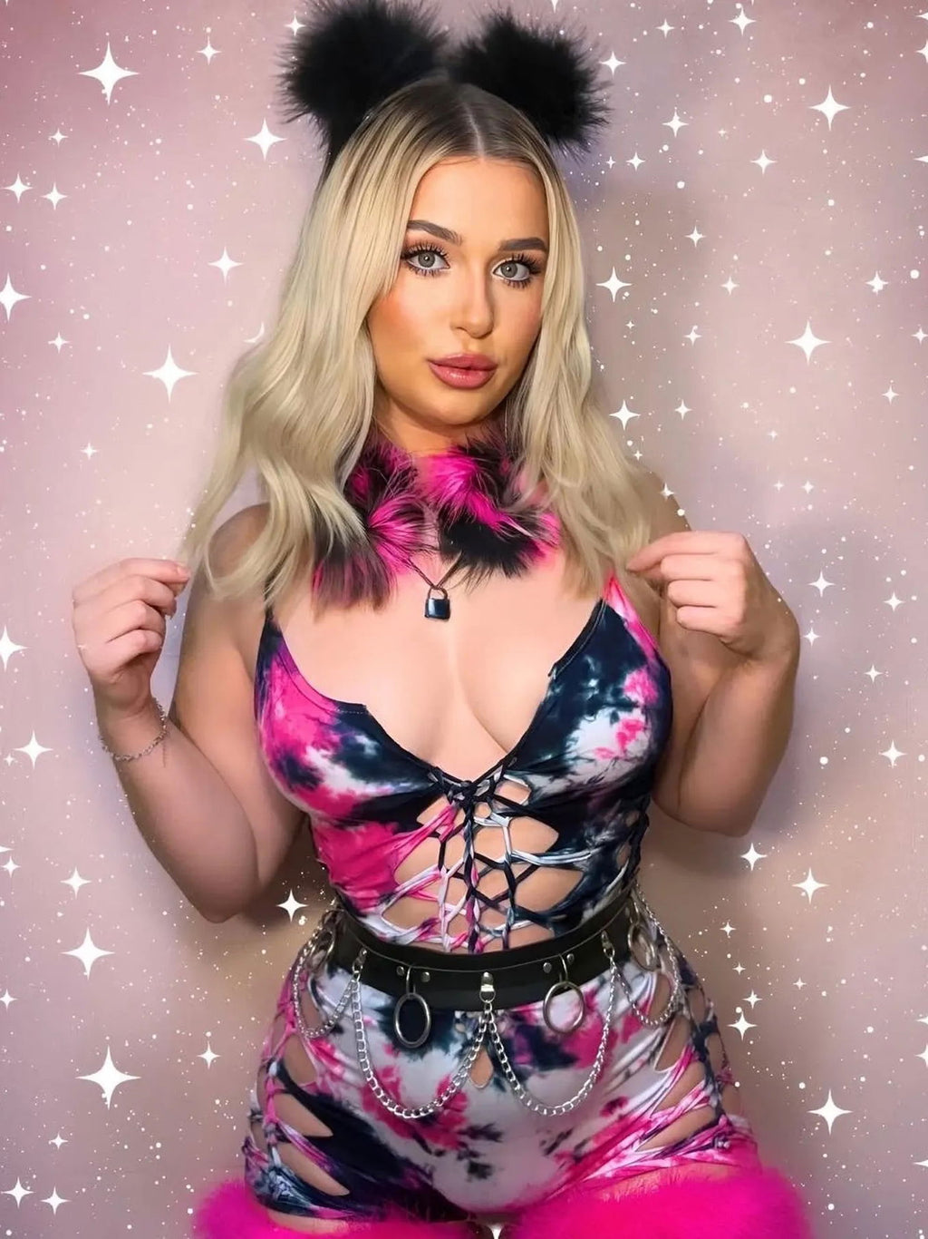 Toxic Temptation Slit Weave Romper
